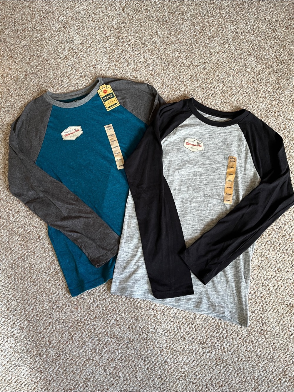 2 NWT! Youth Long sleeve t-shirts Urban Pipeline